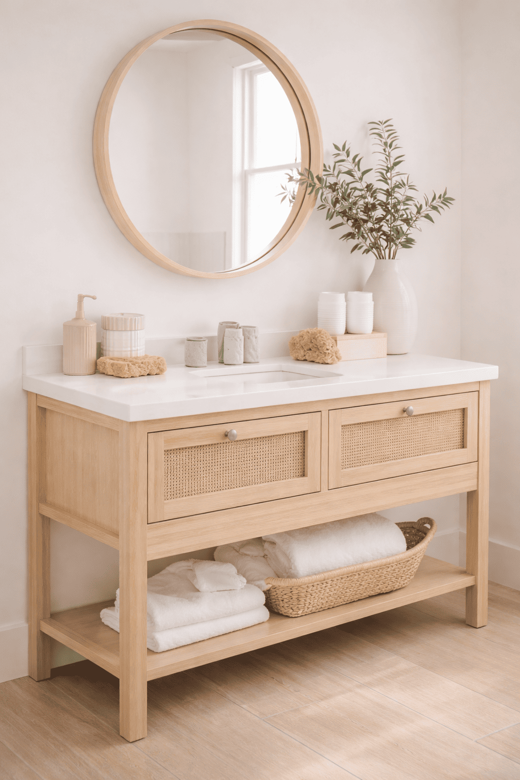 Dettaglio bagno elegante e luminoso